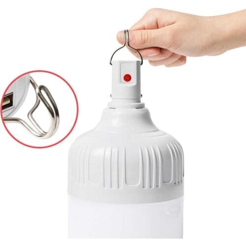 Free Shipping Portable Rechargeable Battery Lighting USB Emergency Light Bulb Rechargeable Camping