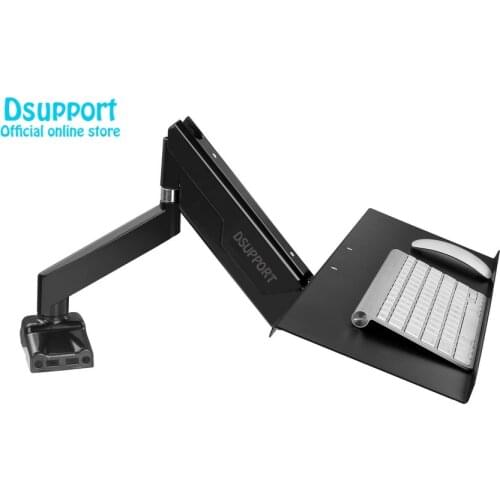 Keyboard Tray with VESA Mounting Hole 100x100mm for DIY Stand Working Keyboard Holder fixed with Monitor Holder Arm