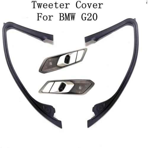 Car speaker cover trim for BMW G20 rear handle twiiter puls front door tweeter trumpet high range audio panel frame shell case