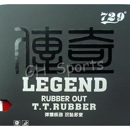 RITC 729 Friendship LEGEND Medium Pips-Out Table Tennis (PingPong) Rubber With Sponge