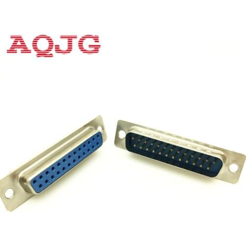 Brand New 1Pair 25 Pin D-SUB DB25 Pin Male Female Solder Type Welding Connector DIY Top Sale