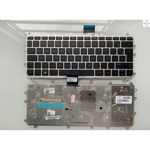 NEW PK131501A29 for HP Pavilion X360 11-N 11-N001EE 11-N014TU br brazil Portuguese laptop keyboard with silver frame teclado