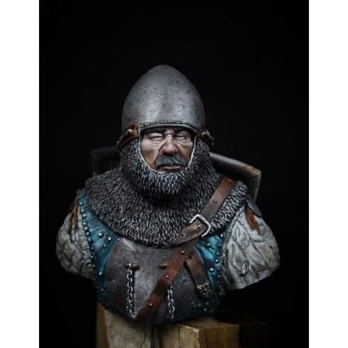 New Unassembled 1/10 ancient man officer bust Resin Figure Unpainted Model Kit