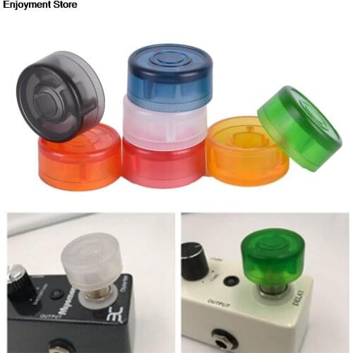 Footswitch Topper 1pc Plastic Bumpers Protector Footswitch Topper For Guitar Effect Pedal 25x12mm