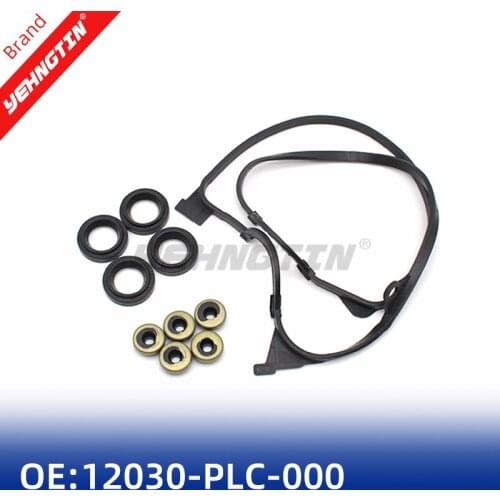 OEM 12030-PLC-000 12030PLC000 Engine Valve Cover Gasket Grommets Set Fits For Honda Civic 2001-2005 1.7L SOHC 16V D17A