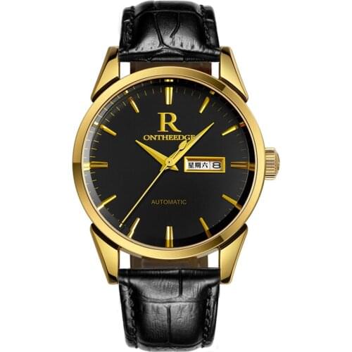 ONTHEEDGE Mens Gold Watch