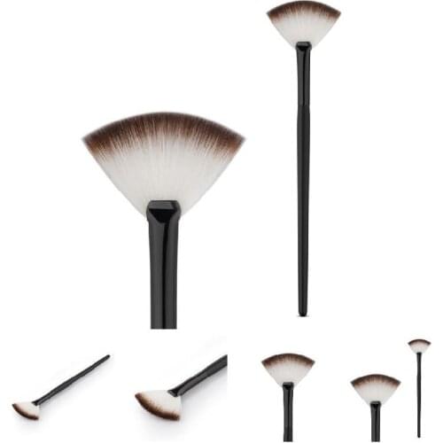 Fan Shape Powder Concealer Blending Brush Professional Highlighter Foundation Cosmetic Brush Make Up SANA889