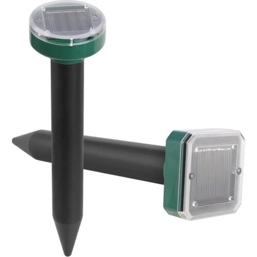 Mole Repellent, 8Pack Ultrasonic Animal Repellent Solar Powered Gopher and Vole Chaser Humane Rodent Repellent