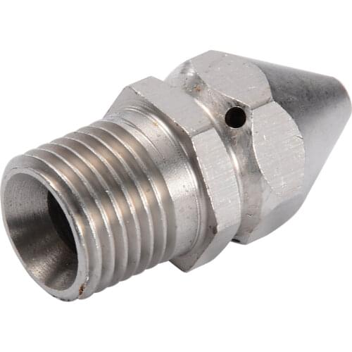 Mayitr 4 Jet 1/4"M BSP Rotary Cleaning Nozzle High Pressure Drain Pipe Washing Sprayer Nozzle Jetter Sewer Washing Sprinkler