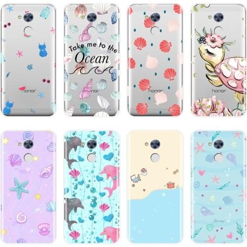 Turtle Ocean Sea Animal Phone Case Silicone For Huawei Honor 6 5A 4X 5X 6X 6A Soft Back Cover For Huawei Honor 4C 5C 6C 6A Pro