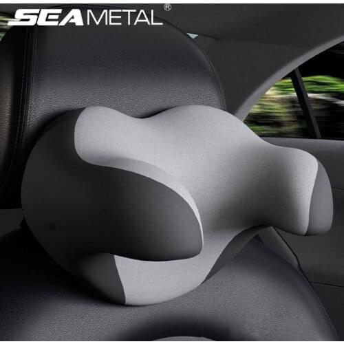 Ultra Soft Car Headrest Universal U-Shape Pillow Neck Support 3D Memory Foam Neck Protector Pillow Massage Reduce Fatigue