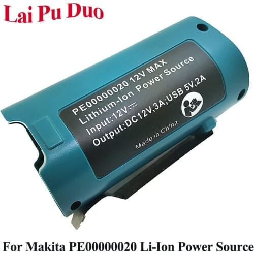 For Makita USB Power Source Charger Adapter PE00000020 Cordless 12V Lithium-Ion Battery Power Source