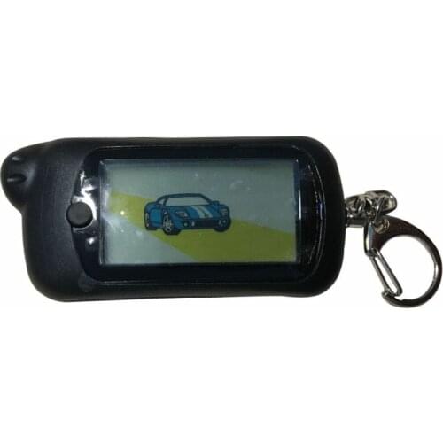 SLK675RS LCD Key FOB for Russian Pantera SLK-675 lcd remote Control Keychain Pantera SLK 675RS 2 way car alarm SLK675 SLK-675RS