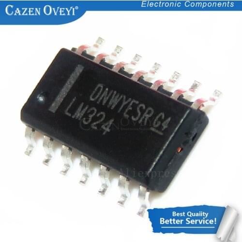 10pcs/lot LM324D LM324 LM324DT LM324DR chip SOP-14 100% new original In Stock
