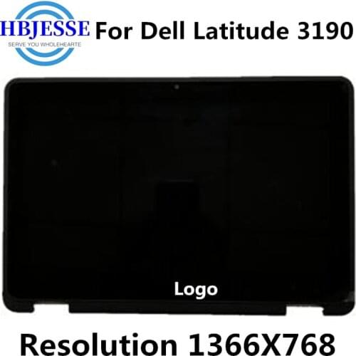 11.6" Laptop Replacement for Dell Latitude 3190 Touch LCD Screen Digitizer Assembly HD 1366X768