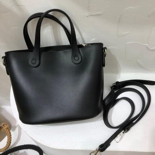 2021 Zipper Womens Bag Ladies Bucket Bag Female Small Handbags Designer Soft PU Leather Lady Crossbody Shoulder Bag Whole Sale