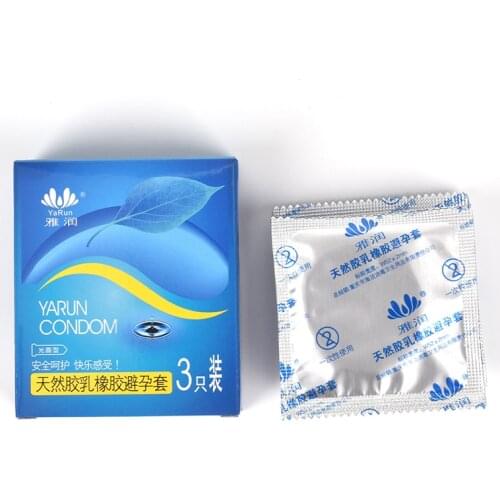 3pcs/box Adult Sex Products Latex Condoms For Men Large Oil Prezervatif Toys Safe Contraception Tools