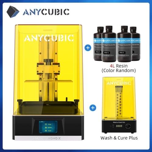 2020 ANYCUBIC Photon Mono X 3d Printer 8.9 inch 4K Black White Screen UV Light Big Size Quick Print 3d drucker Imprimante 3d