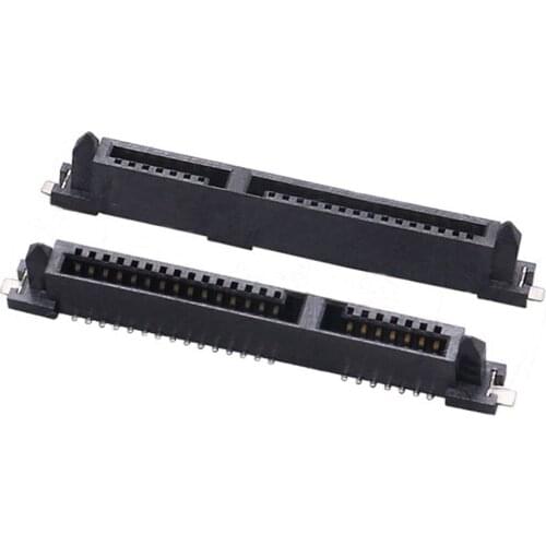 5-10pcs SATA Connector Port Female 7P+15P 22Pin SMT patch Pin Hard disk interface Connector Socket For Computer Jack H=6.3mm