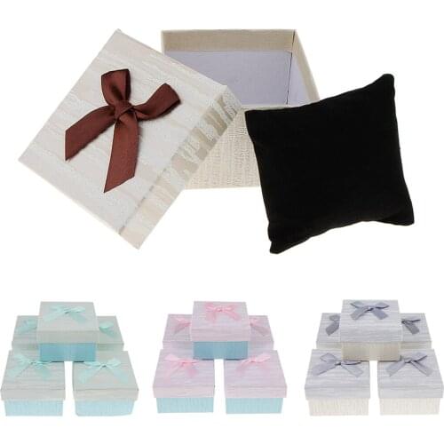 5 Pieces Watch Box Holder Organizer Storage Bracelet Storage Gift Case