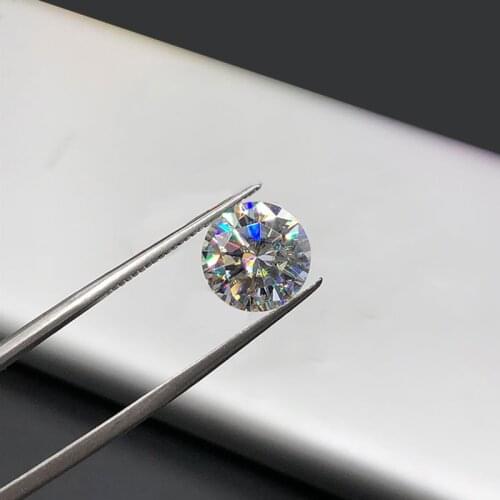 6mm Moissanite GH color Round Brilliant Cut 0.8ct Loose beads Test Positive Moissanite Jewelry Gems Stones DIY material