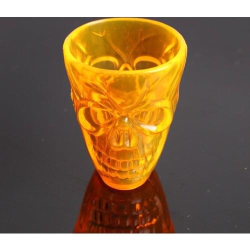 Alloween Decoration Skull Head Cup Creative 3D Bone Halloween Water Cup Double Transparent Beer Cup For The Home
