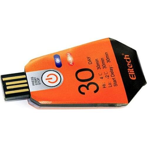 Free Ship 10pc high quality RC-12 single use pdf temperature datalogger Humidity Data Logger Transportation Data Recorder Card