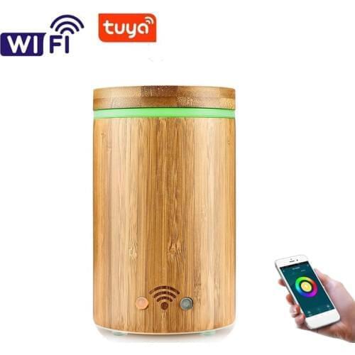 Free shipping 2pcs 160ml TUYA APP aroma diffuser ultrasonic mist humidifier