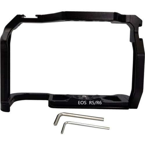For EOS R5 R6 Camera Cage ,Camera Cage for EOS R5 R6 Camera Case Camera Rig Cold Shoe