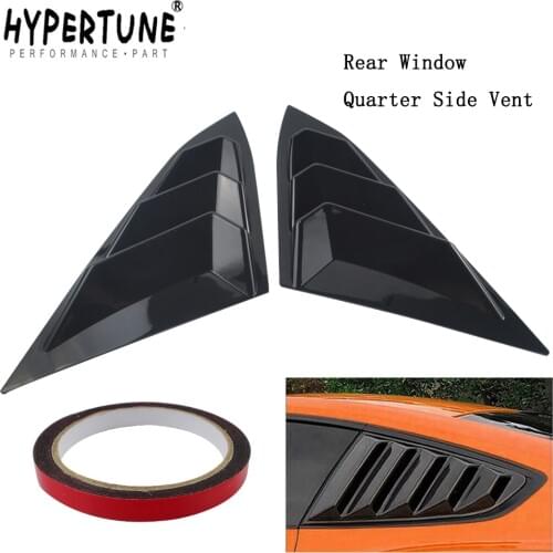 Hypertune - Rear Window Quarter Side Vent Window Louvers Scoop Cover For Honda Civic 10th 2016 2017 Car-styling Parts