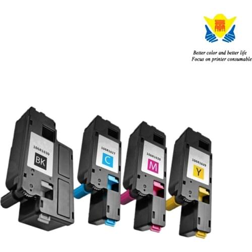 JIANYINGCHEN Compatible color toner cartridge 6000 replacement for Xeroxs Phaser 6000 6010 WorkCentre 6015(4pcs/lot)