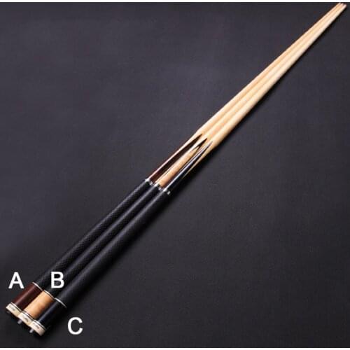 FURY 1/2 Joint 8 Ball Snooker Cue 10mm Tip Maple Snooker Cue with Extension