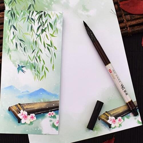 Willow Branches 10 Envelope 10 Sheets Letter Paper Set Writing Love Letters Wedding Envelopes Invitations Office School Supplies