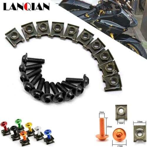 Motorcycle Fairing Screws Fastener Clips Body Spring Nut Bolts Kit For Ducati GT 1000 M900 M1000 MS4 MS4R MTS1000SDS DS MTS1100