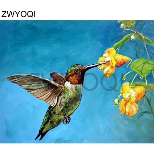 Full Round Diamond mosaic Bird flower 5DDIY Diamond painting Bird flower Full Square Diamond embroidery Cross stitch Bird flower