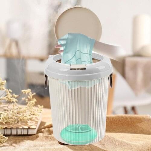 8L Large Capacity Portable Washing Machine Ultrasonic Turbo Mini Desktop Washing Machine Imitating Hand Washing