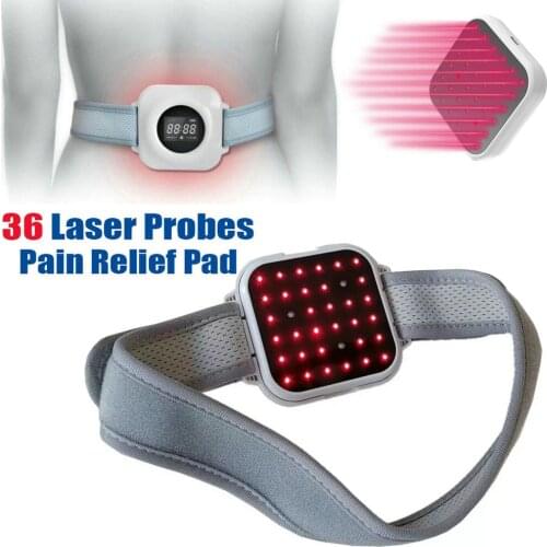 LLLT Home Use Portable Body pain relief Soft Cold Laser therapy Phototherapy Device with Goggles