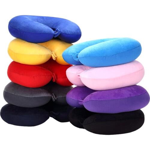 U Shaped Travel Pillow Particles Neck Car Plane Soft Cushion Home Outdoor Textile TS1 Home Textile
