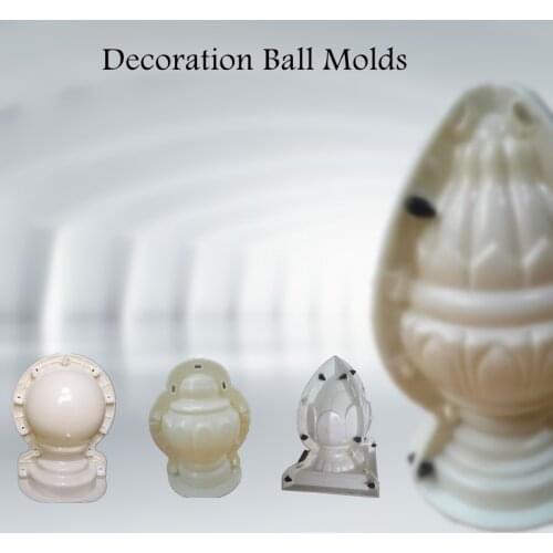 ABS GRC Cute DIY Die Casting Interlock Fish Bird Peacock Cement Concrete Villa Home Balcony Gardening Animal Statue Round Ball