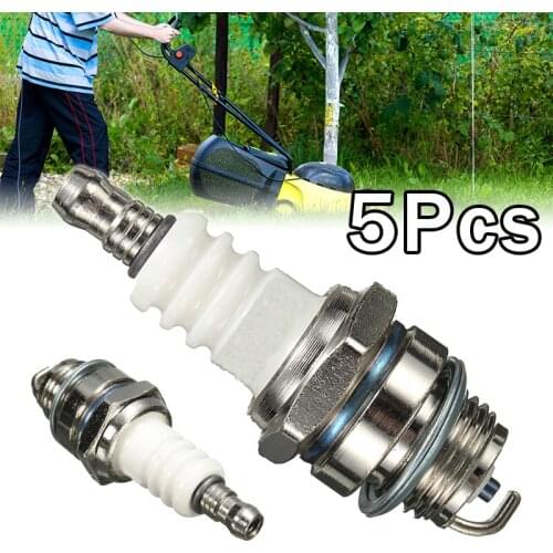 1PC/5PCS Mower Flower Plug RJ19LM BR2LM Lawn Mower Spark Plugs for Briggs & Stratton Engines Motors Power