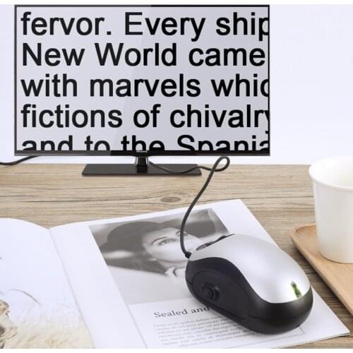 20X-70X Digital Magnifier Wired Reading Aid Desktop Mouse Camera Electronic Magnifier TV/AV Output For Low Vision Aids