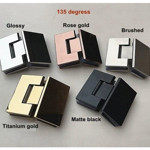 304 Stainless Steel 135 180 Degree Glass Door Hinge Cupboard Showcase Cabinet Clamp Glass Shower Doors Hinge Replacement Parts