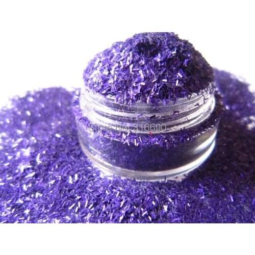 Plum Bar Shape Glitter Purple Solvent Resistant Glitter For Nail Polish, and Nail Art