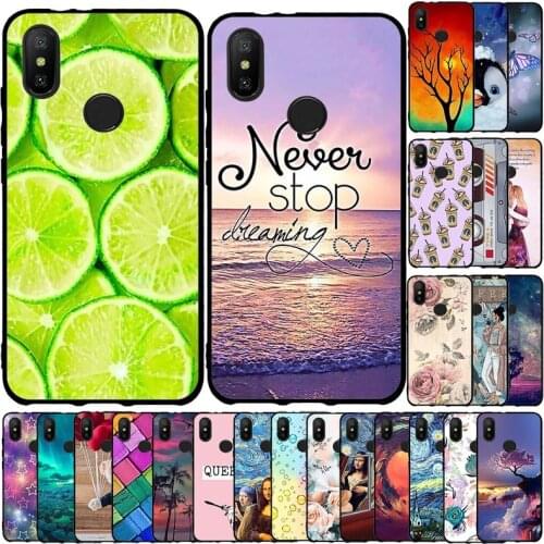 Phone Cases For Xiaomi Mi 6X Case Cute Silicone Soft TPU Protective Bumper Back Cover For Xiaomi Mi A2 Xiomi Mi 6x Coque Fundas