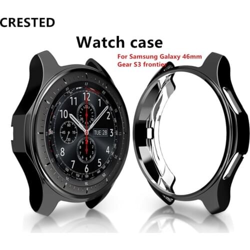 Gear S3 frontier for case For Samsung Galaxy watch 46mm 42mm case cover electroplated Gear s3 classic gear sport Protective case