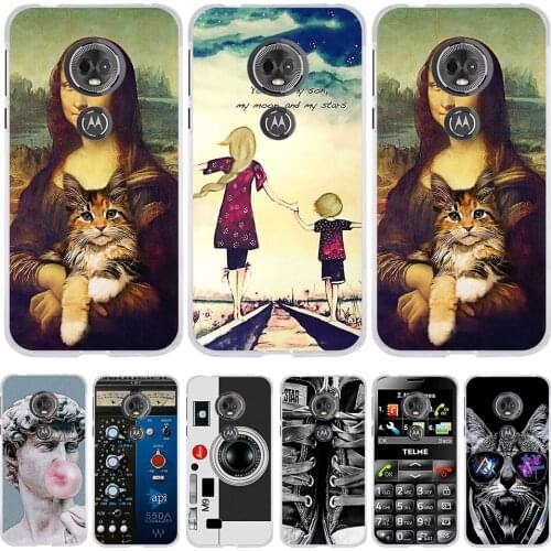 For Motorola Moto E5 G6 Play Case Soft TPU Silicone Coque For Moto E5 G6 Play Cover Girls Pattern Shell For Moto E 5th Gen. Capa