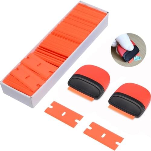 EHDIS Cleaning Tool Car Wash Accessories Plastic Razor Blade Scraper Stickers Remover Shovel Glass Window Tint Clean Squeegee