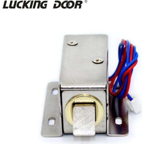 DC 12V 0.4A Subminiature Cabinets lock Electronic Door Lock Catch Door Gate Release Assembly Solenoid Access Control lock