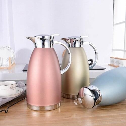 2.3L Large Capacity Double Wall Stainless Steel Insulation Flasks Kettle Vacuum Home Bar Hot Water Bottle Thermos Jug Leakproof