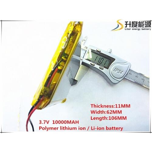 Li-po 3.7V,10000mAH,[1162106] PLIB ( polymer lithium ion battery ) Li-ion battery for tablet pc,GPS,mp3,mp4,cell phone,speaker